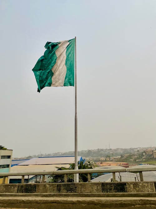 Creative Shot Nigerian Flag