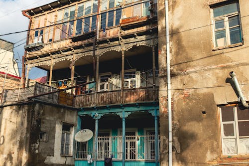 Photos gratuites de abîmé, balcons, bâtiment