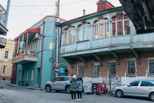 Old houses and streets of Tbilisi