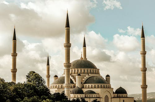 View of the Kocatepe Mosque in Ankara, Turkey