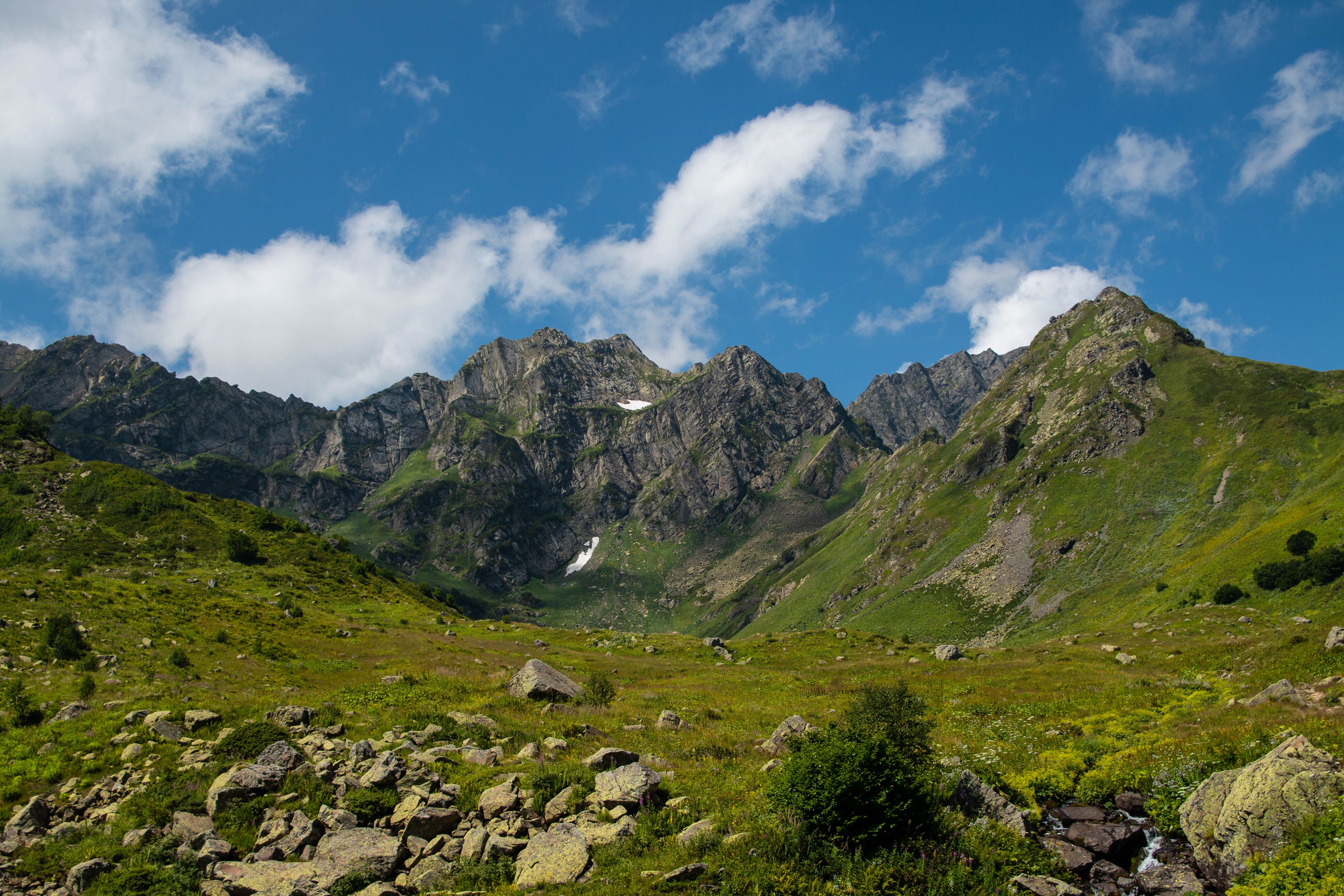 Rocky Mountains in a Valley · Free Stock Photo