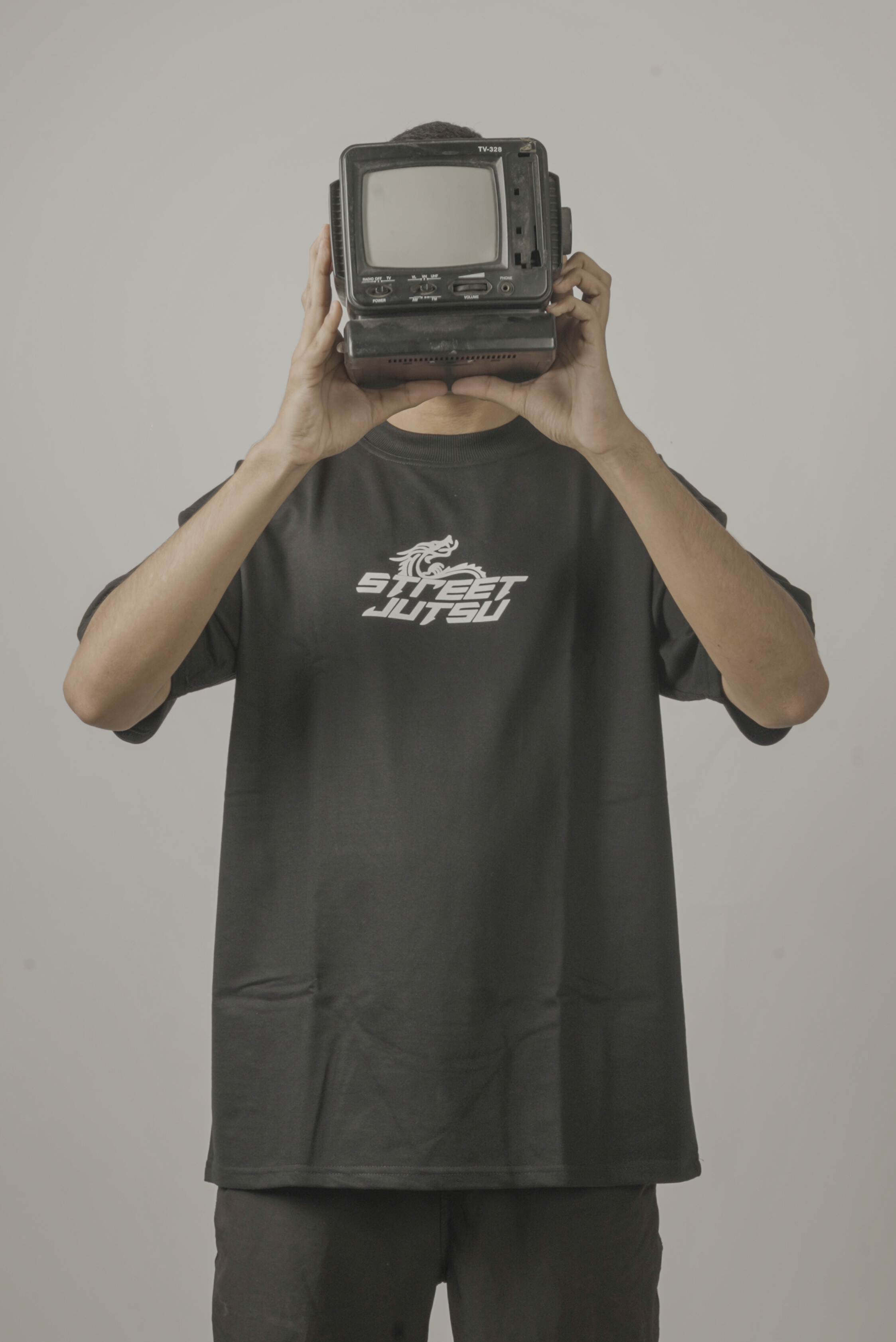 Camiseta Preta Estampada