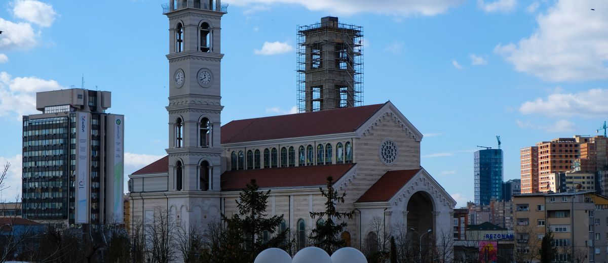 La catedral de la Madre Teresa, en Pristina