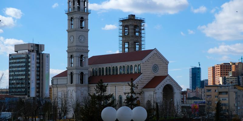 La catedral de la Madre Teresa, en Pristina