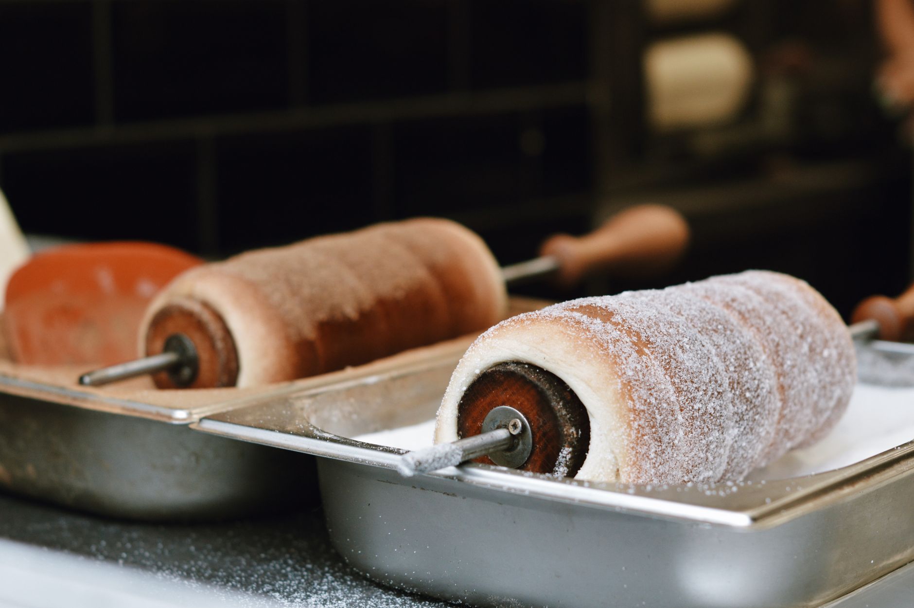 Kürtőskalács (Chimney Cake) Hungary food