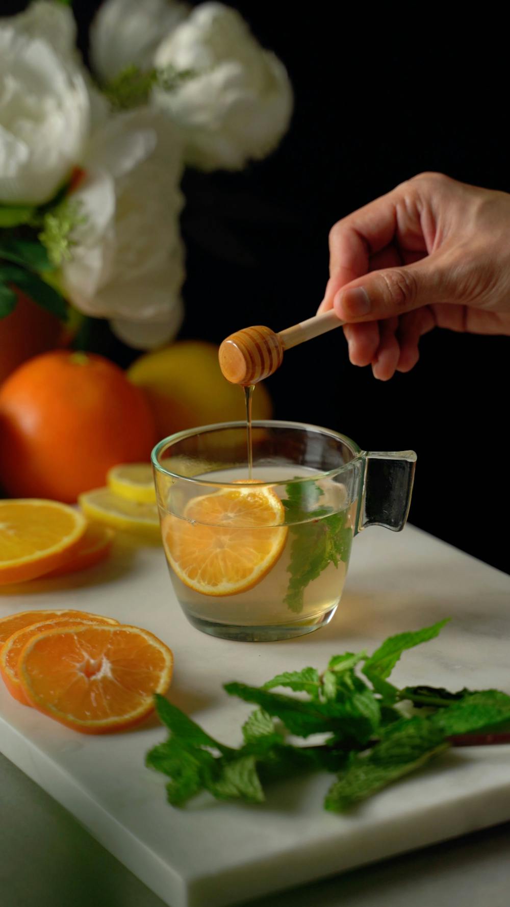 Honey Lemon Zest Cooler