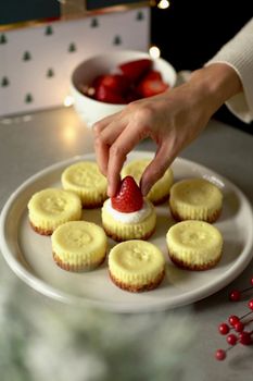 Strawberry Topped Cheesecake Flavored Keto Fat Bomb Snack Bars Minis — kidney-friendly food