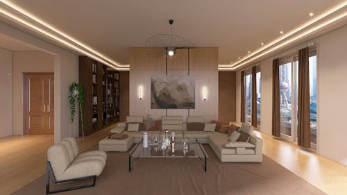 Living Room in House 