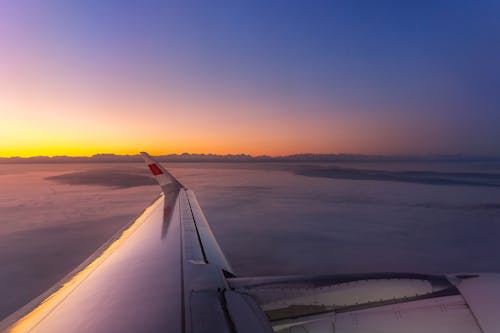 Free stock photo of above, aerial, aeroplane