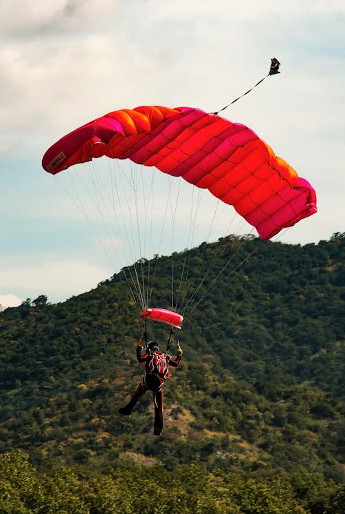 Free stock photo of game, parachute, sport