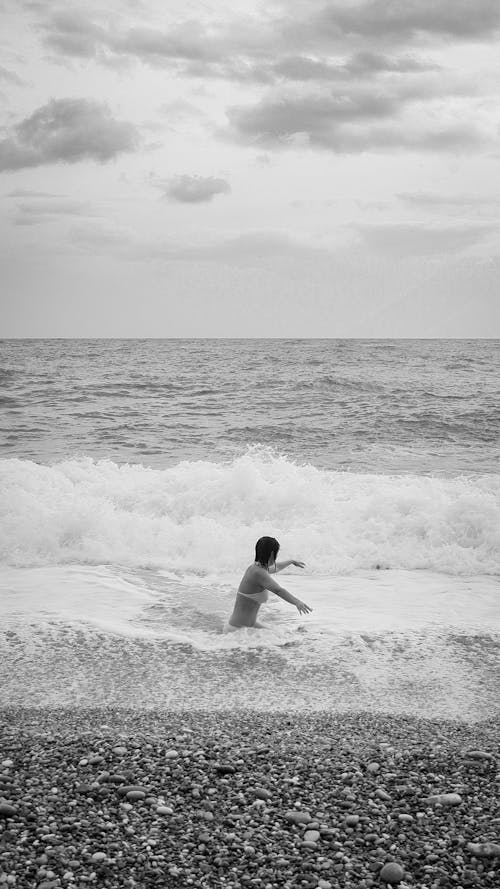 Základová fotografie zdarma na téma černobílý, dovolená, léto