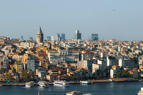 View on Galata District in Istanbul