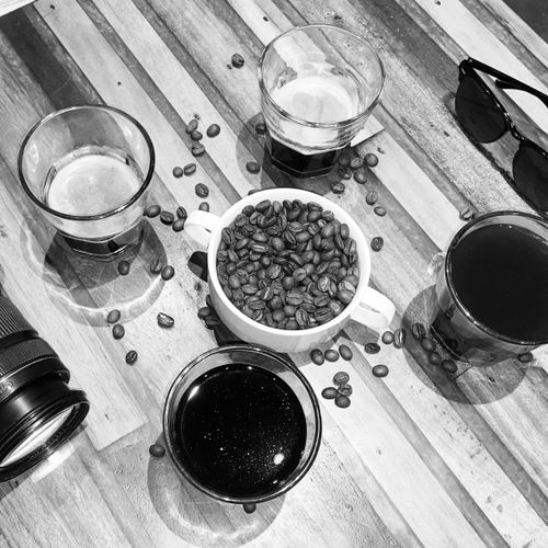Free Coffees and Aesthetics Stock Photo
