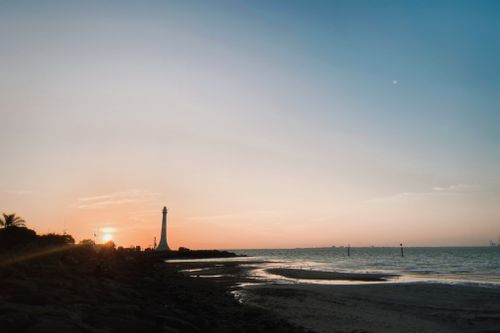 Free Watchtower Sunset Stock Photo