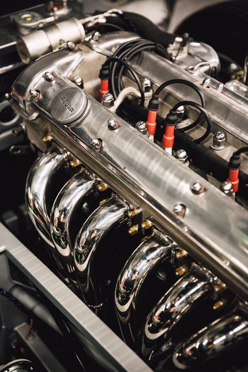 Free Black and Silver Car Engine Stock Photo