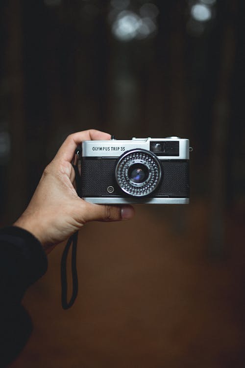 Kostnadsfri bild av analog kamera, elektronik, fånga