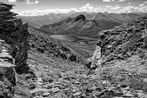 Imagine de stoc gratuită din alb-negru, Alpi, calm
