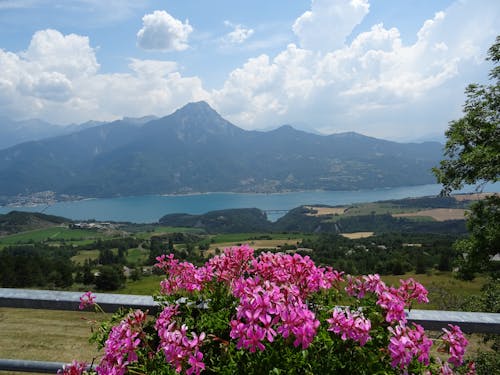  Lake of Serre-Poncon in France Alps