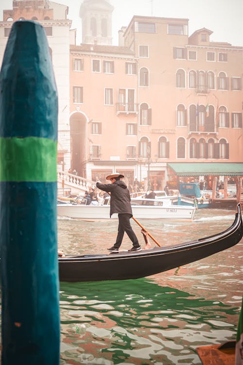 Gondolier on a Gondola