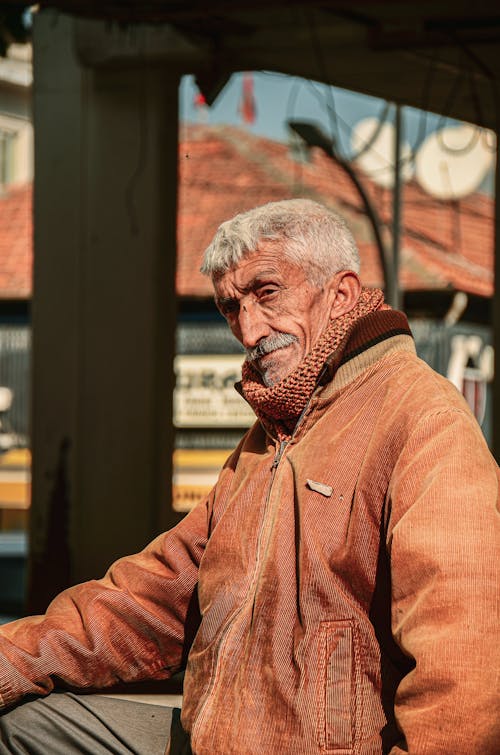 Elderly Man in Jacket
