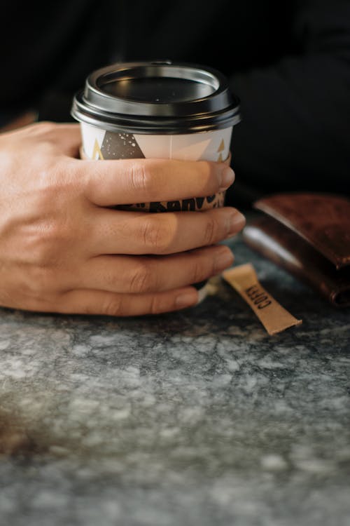 咖啡, 垂直拍摄, 手 人类的手 的 免费素材图片