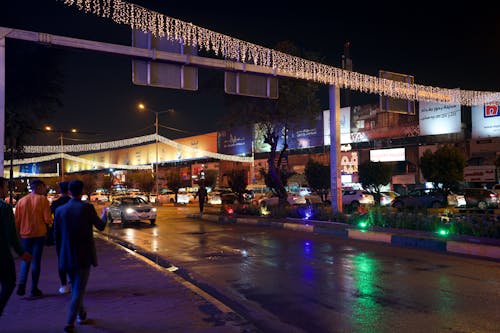 คลังภาพถ่ายฟรี ของ กรุงแบกแดด, กลางคืน, หลังฝนตก