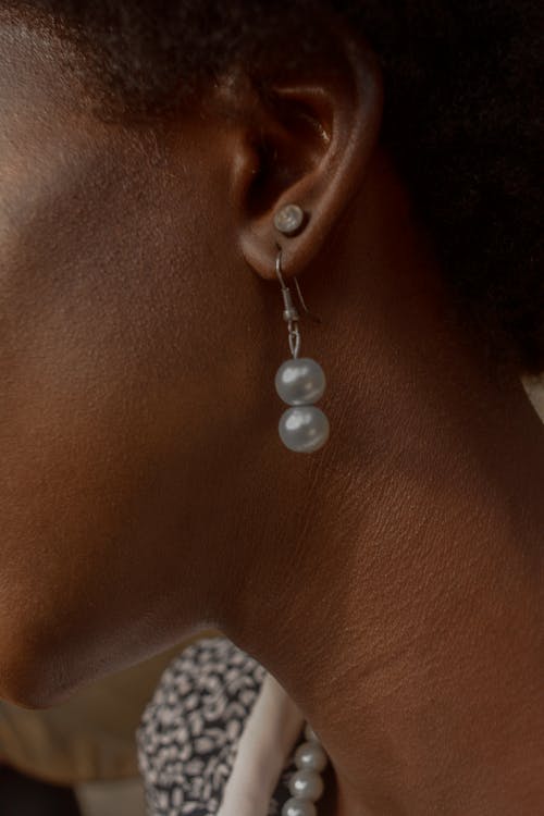 Close up of Woman Earring
