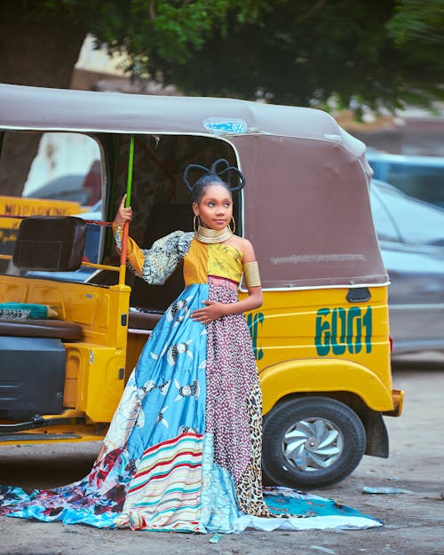 Child Model in Long Dress by Tuk Tuk