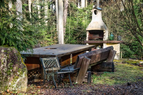 A Table in a Yard