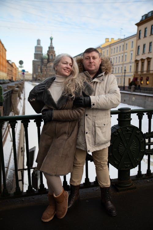 Man and Woman in Saint Petersburg