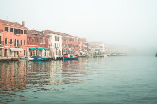 Venice Canal in Fog