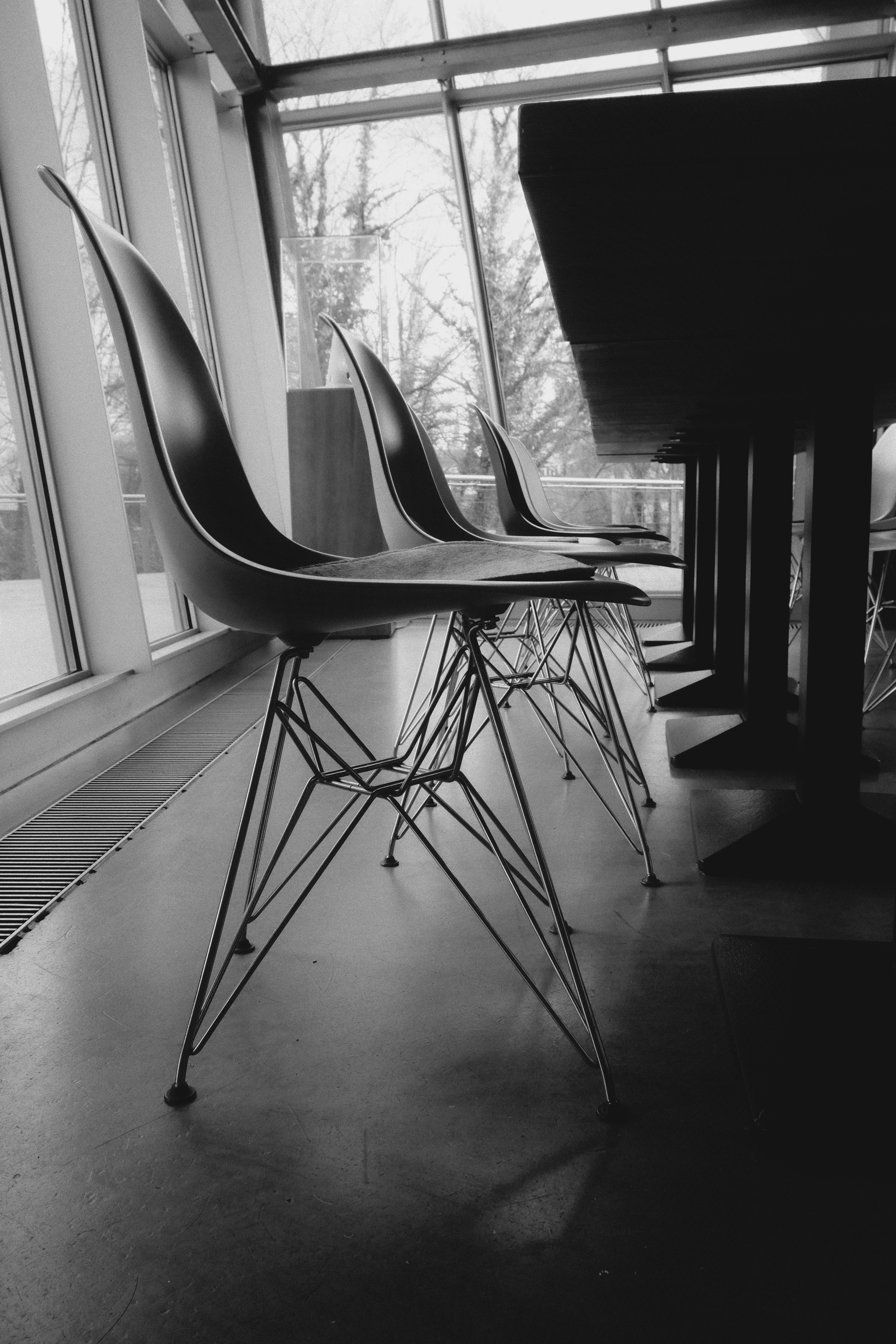 Empty chairs in a modern office — the seat is yours