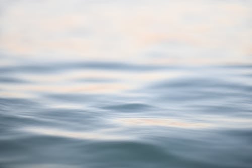 Wavy, Blurred Sea Water