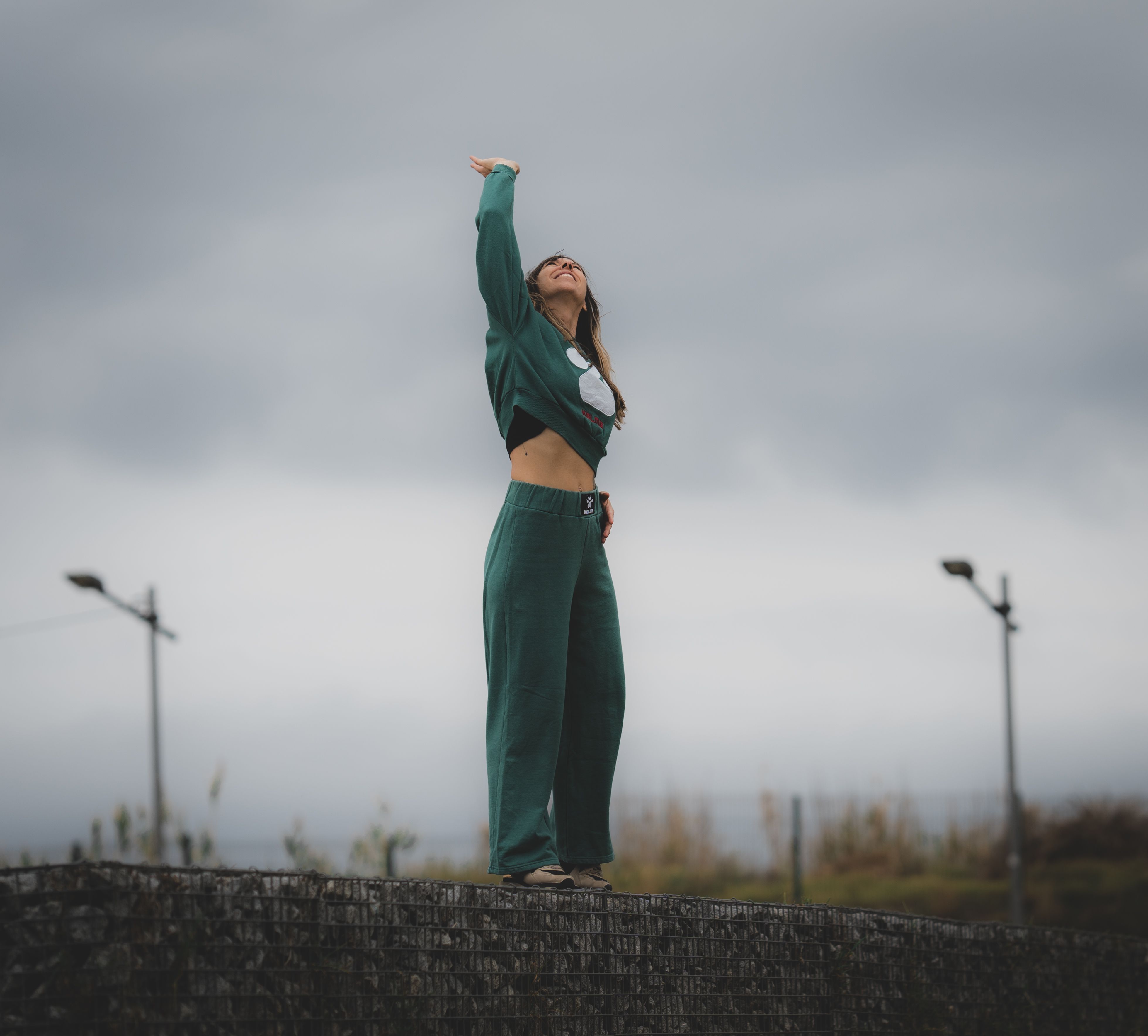 high-waisted socomfy wide-leg sweatpants