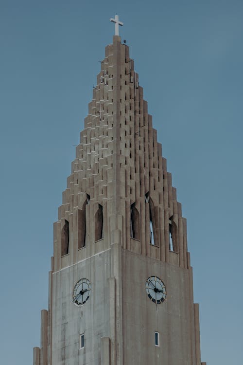 Darmowe zdjęcie z galerii z architektura ekspresjonistyczna, hallgrimskirkja, igreja luterana