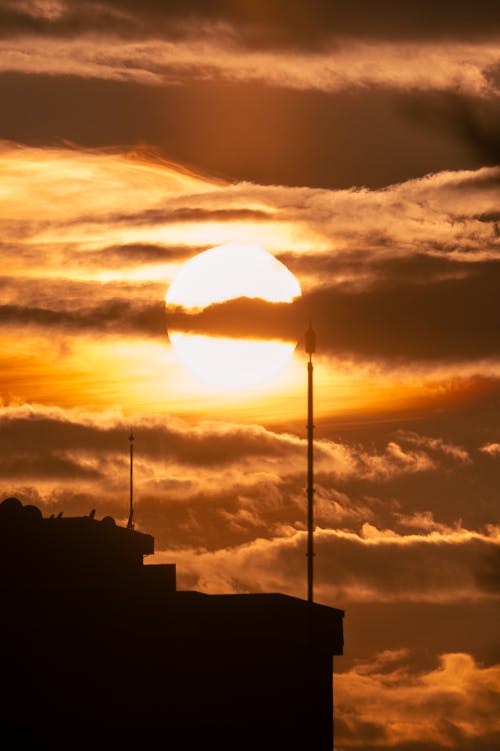 Sunsest and Building