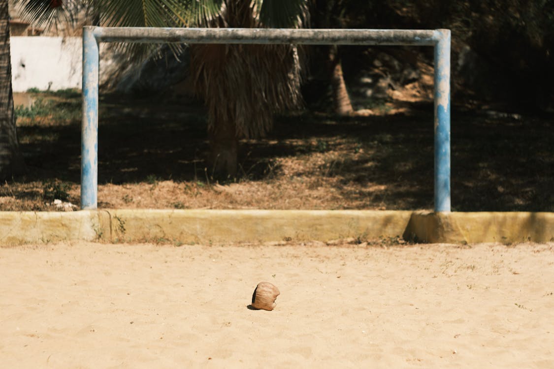 Soccer Goal on Beach