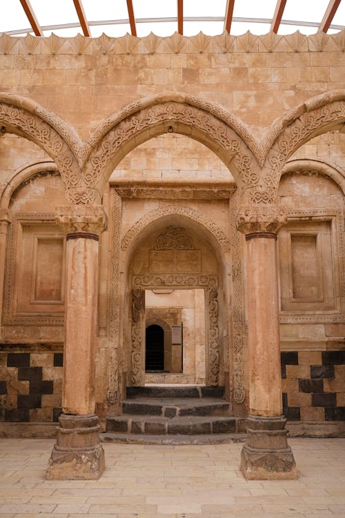 Interior of Ishak Pasha Palace in Turkey