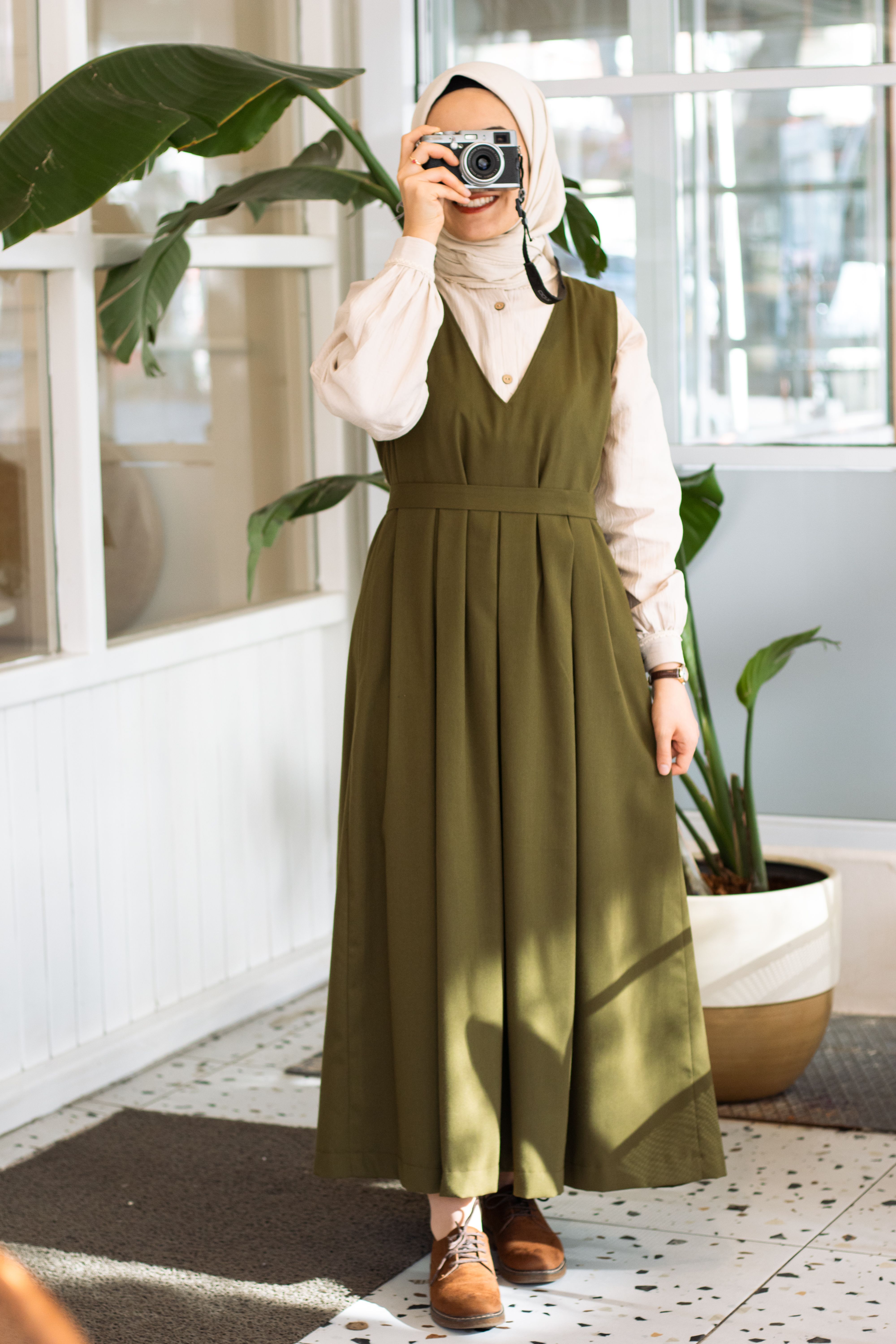 green emerald velvet dress Trench Coat Dress main image 1