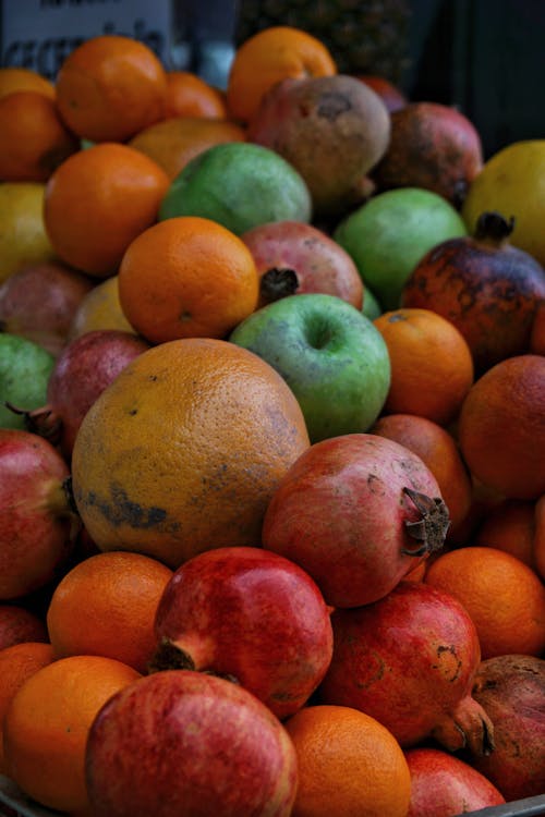 Foto stok gratis barang dagangan, buah delima, buah-buahan