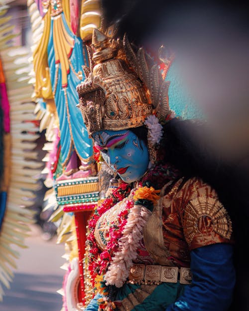 Foto profissional grátis de artista, cultura indiana, desempenho