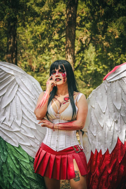 Fotobanka s bezplatnými fotkami na tému anjelské krídla, interpret, kostým