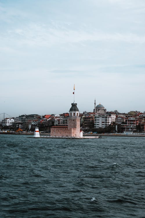 Immagine gratuita di bosphorus, kız kulesi, mare