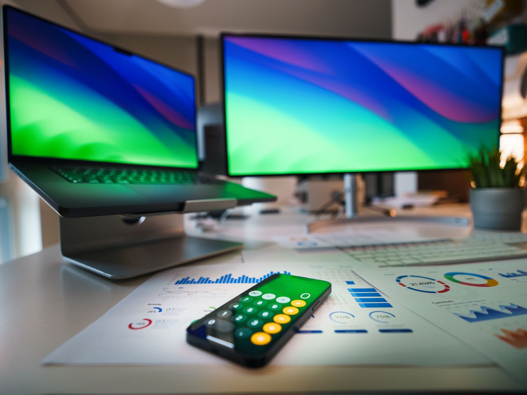 Blendon — office relocation team moving desks and equipment