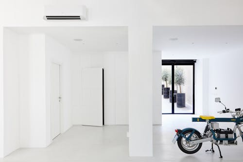 Motorbike in House Room