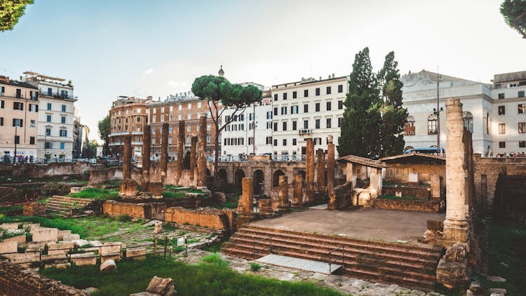 View Of A Greek Ruin