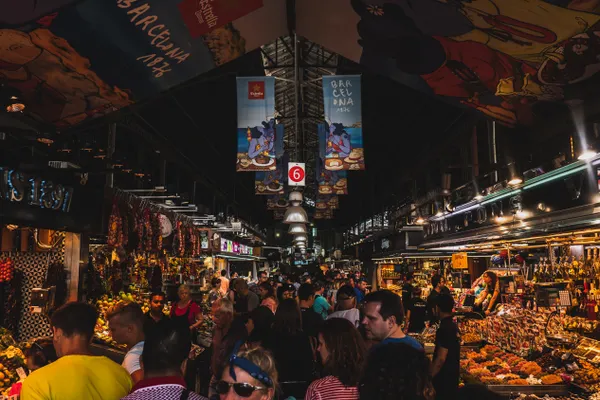 la Boqueria sur les Ramblas
