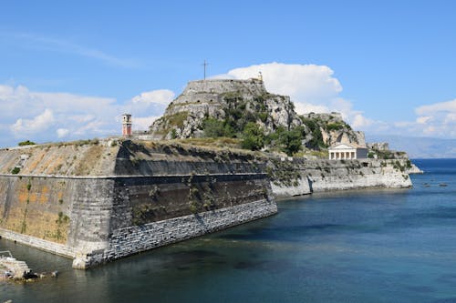 Foto profissional grátis de antiga fortaleza, beira-mar, castelo