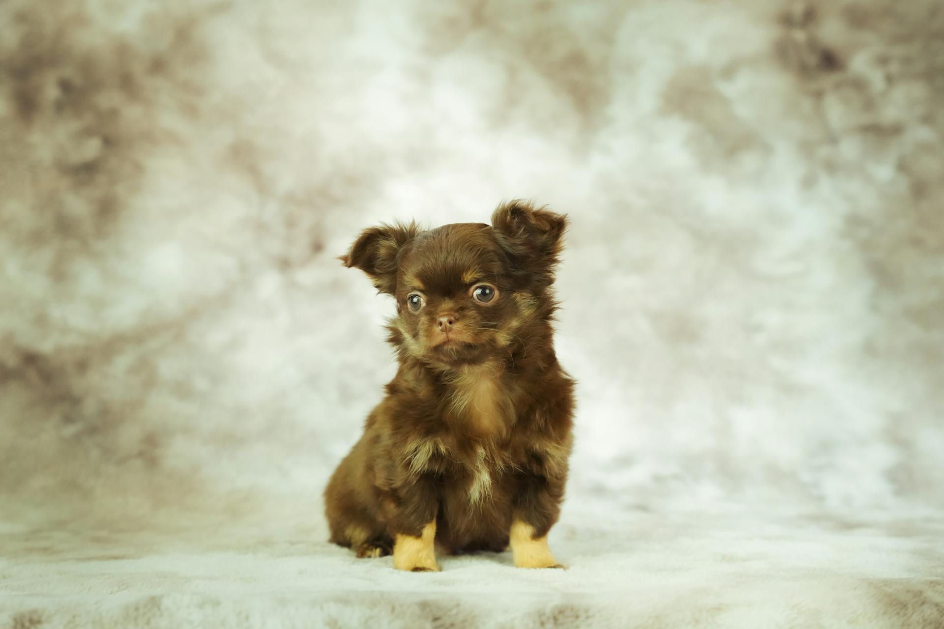 Studio Shot of a Chihuahua Puppy