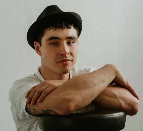 Portrait of Man in Hat